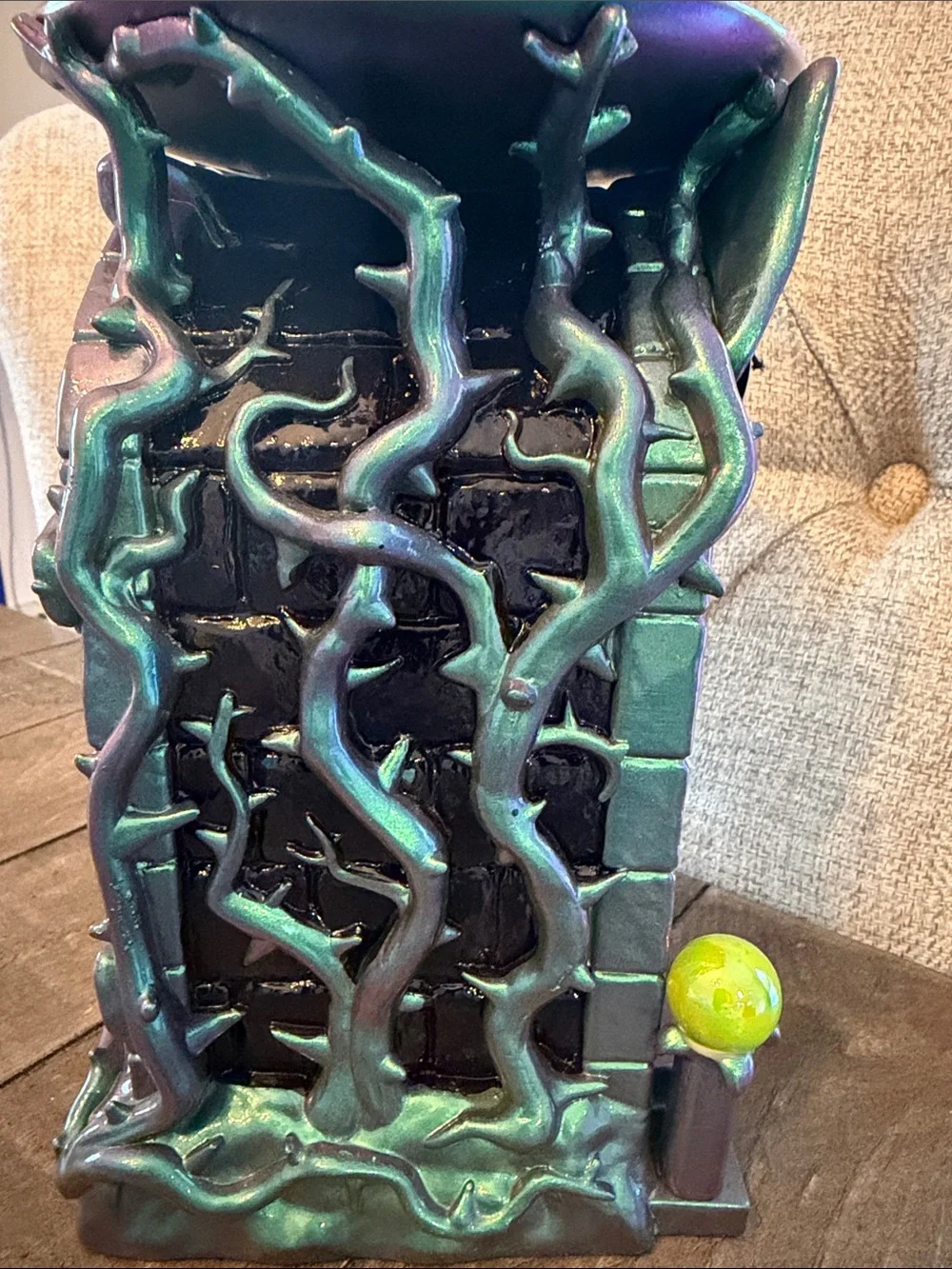 Bath & Body Works Maleficent Shadowbox Pedestal Disney Villains Collection New